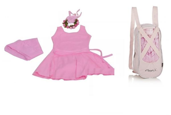 Kit Ballet Infantil com bolsa